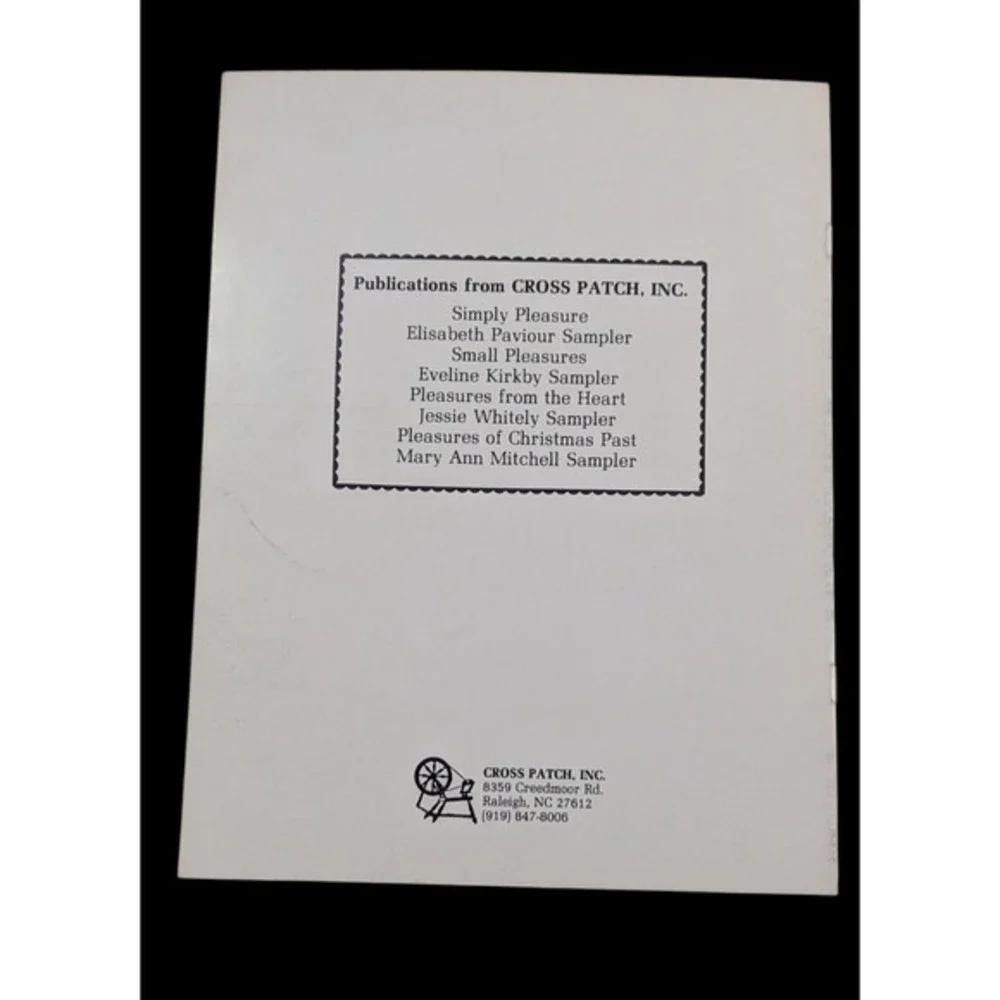 Cross Patch Inc‎ The Mary Ann Mitchell Sampler Cross Stitch Pattern Booklet
